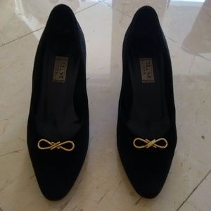 CELINE Black Suede Pump Size 36 1/2 - 6 ½